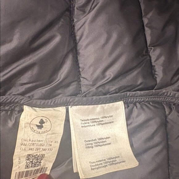 SAVE THE DUCK Women’s Katelyn Water Repellent Puffer Jacket Grey - Picture 10 of 10